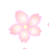 桜のフレーム左上